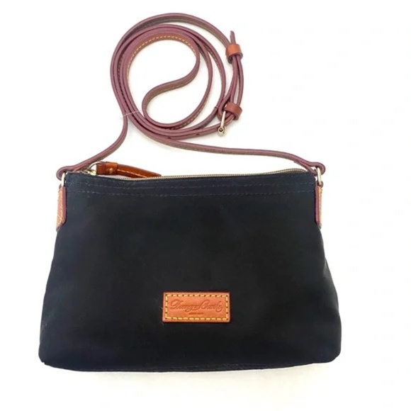 Dooney & Bourke Women’s Black Nylon Crossbody Pouchette